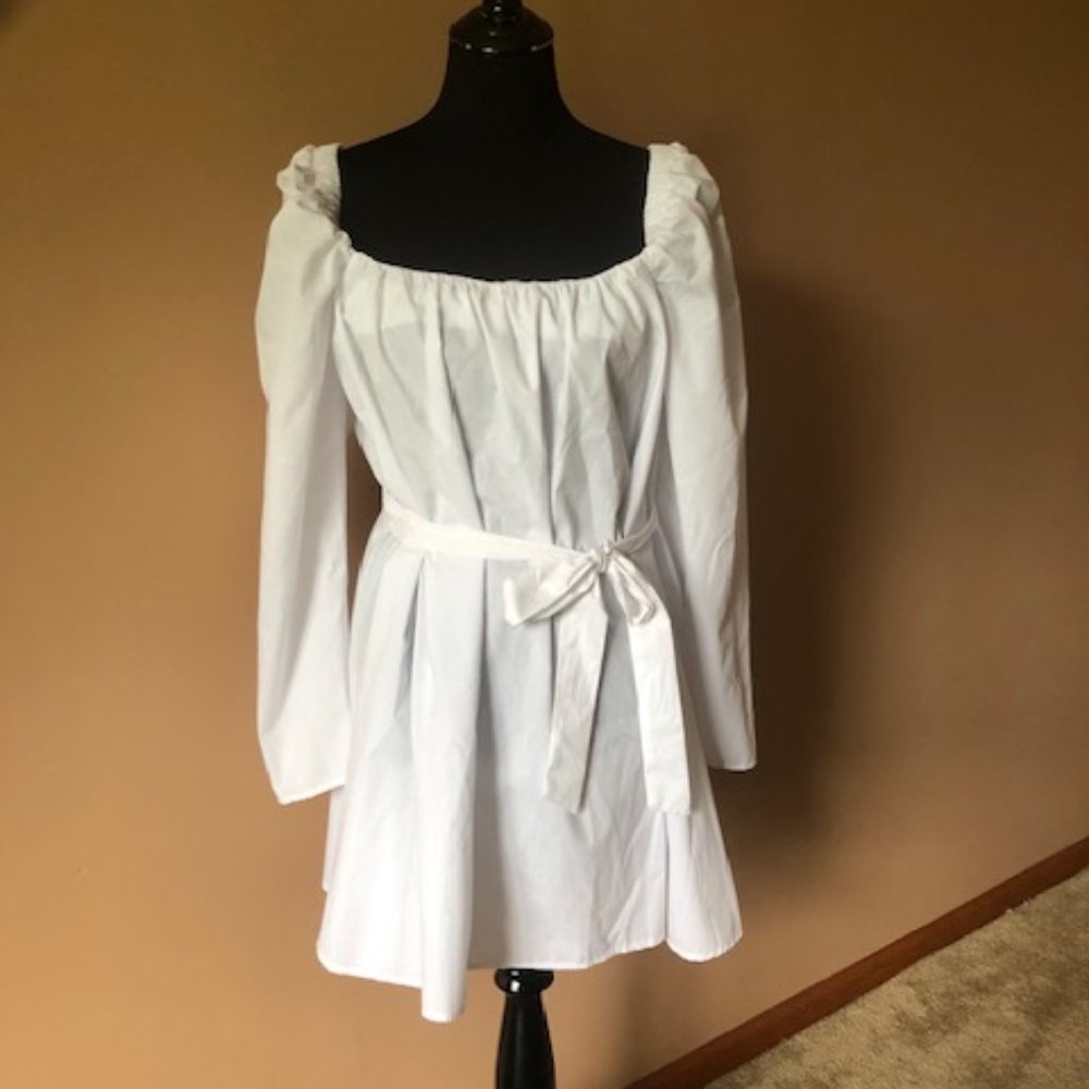 AS YOU White Off Shoulder Dress